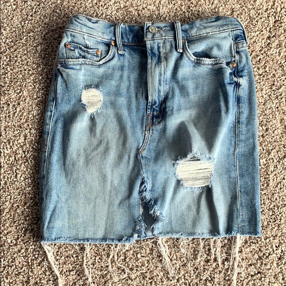 Mother Denim Mini Skirt